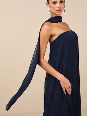 bariano ocean of elegance navy blue maxi dress Lulus | Dresses | Bariano Ocean Of Elegance Navy Blue Dress